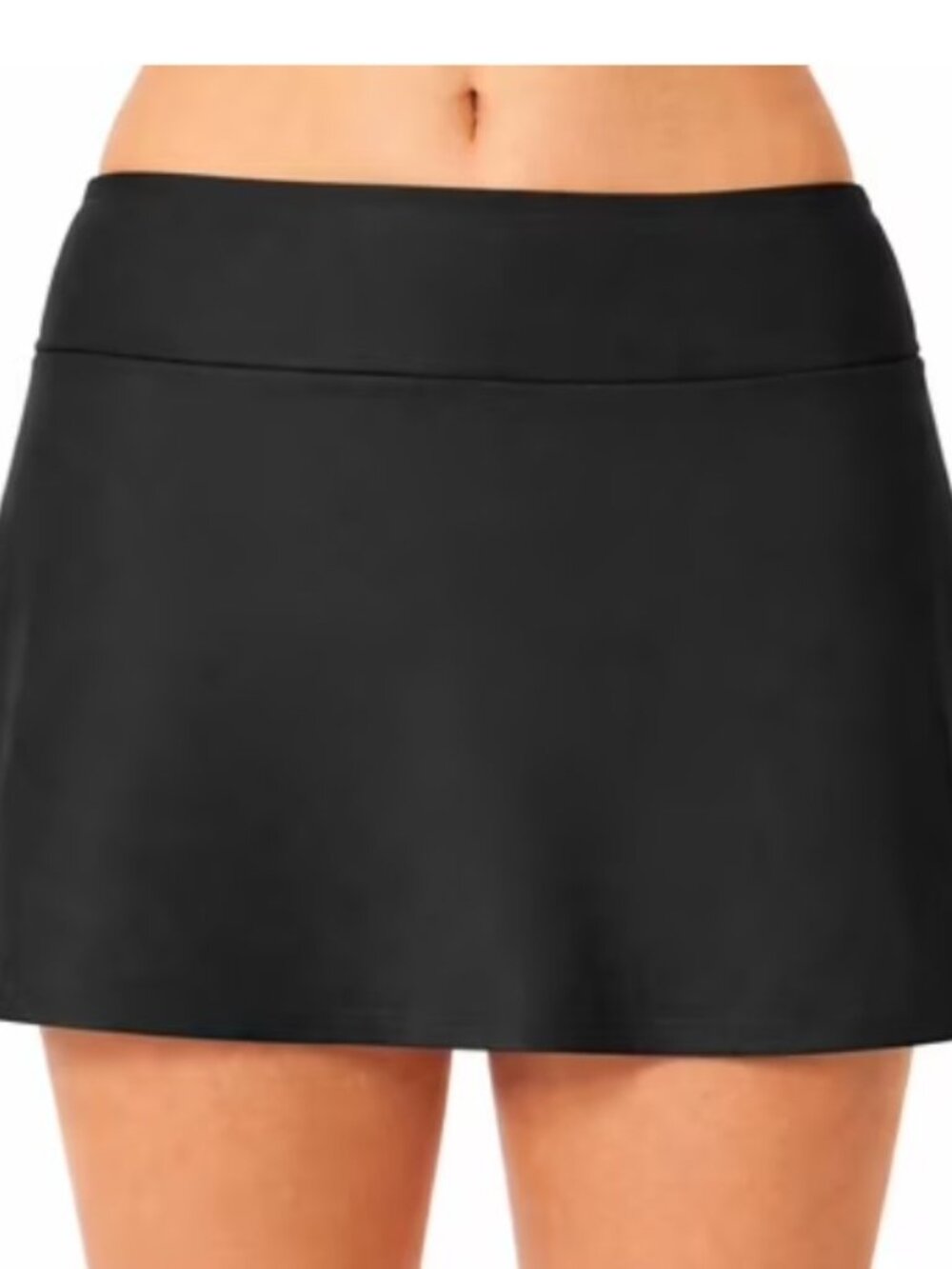Hurley Women's UPF 50+ Performance Athletic Black Swim Skort - Size S